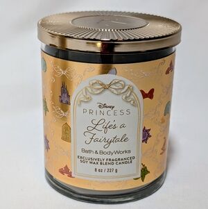 Bath & Body Works Disney Princess Life’s a Fairytale Candle 8 oz Rare